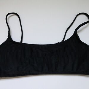 Black bikini top